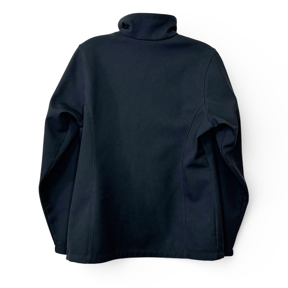 Columbia Women's Black Softshell Jacket | Size Small | Fleece Lined Zip Front - Picture 9 of 11